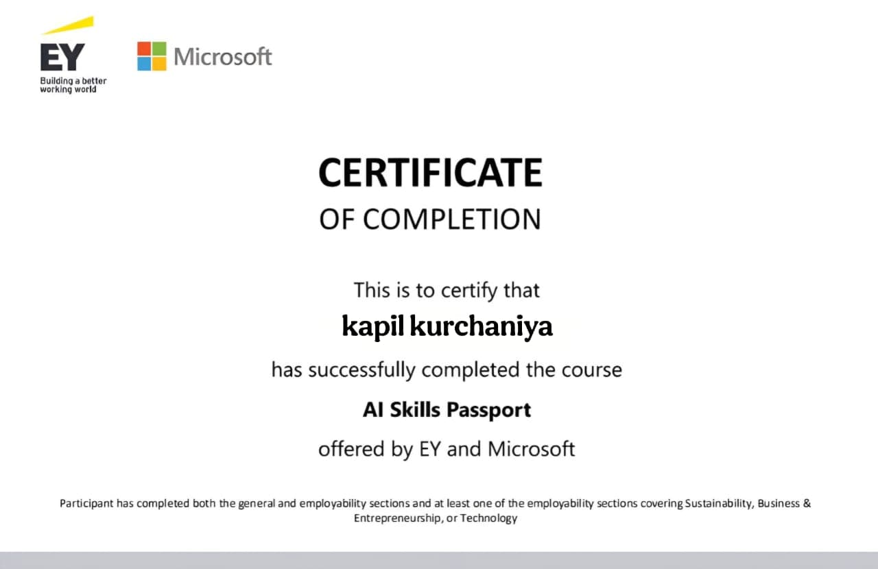 AI Skills Passport