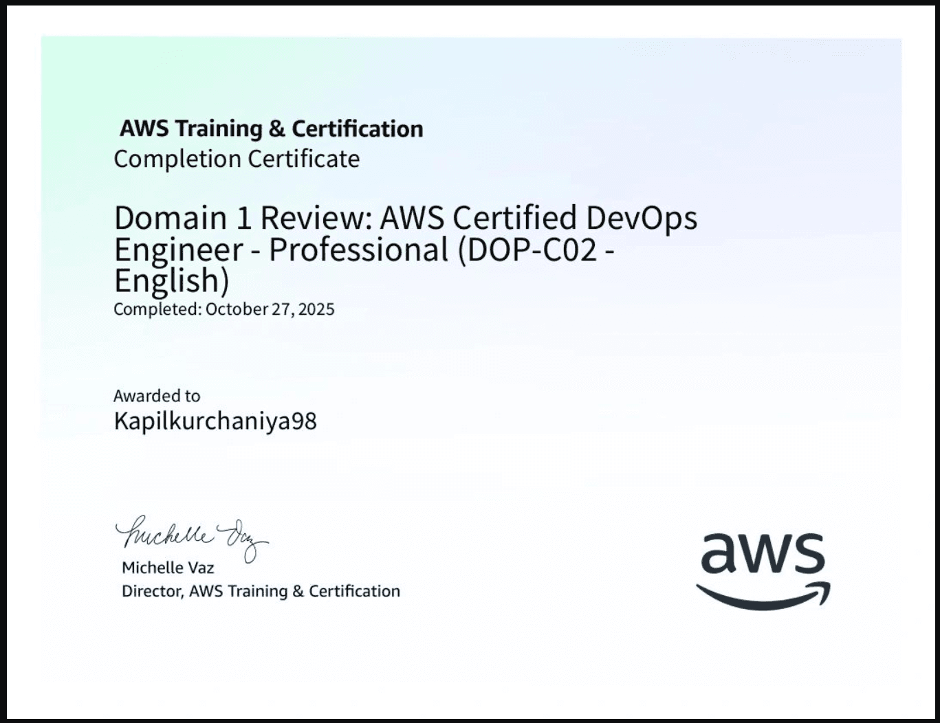 AWS DevOps Engineer