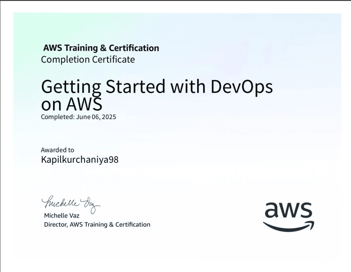Getting Started with DevOps on AWS