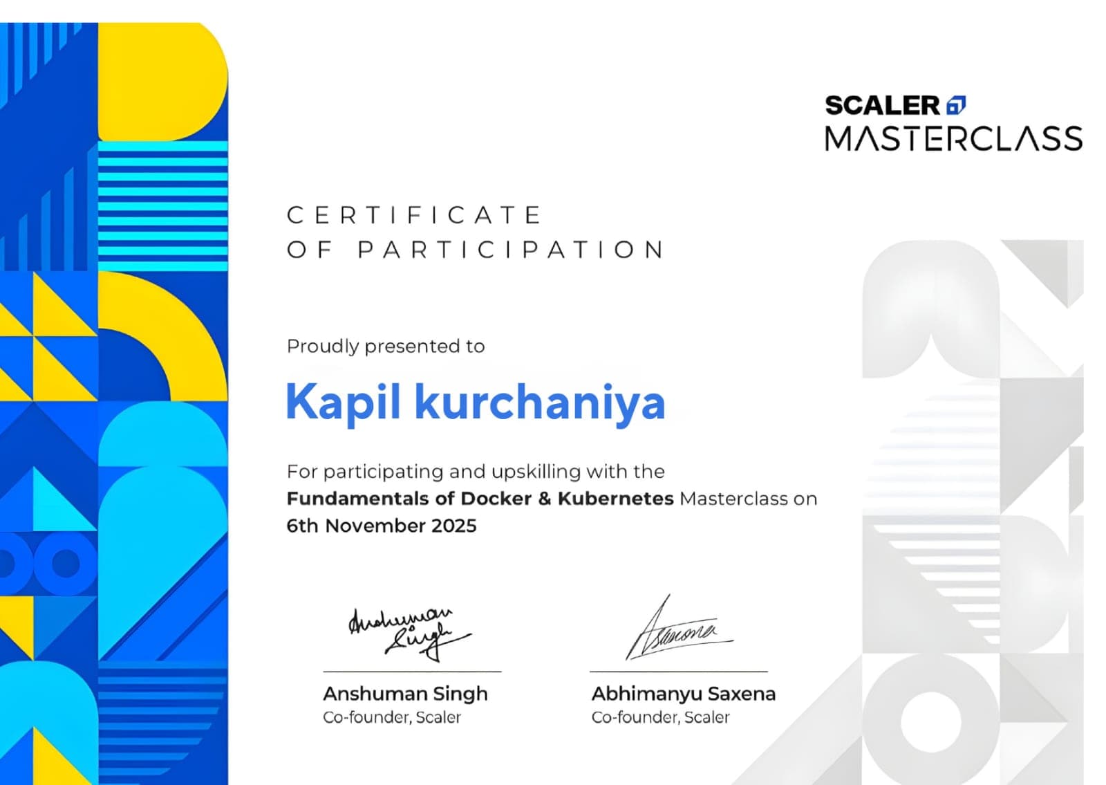 Docker & Kubernetes