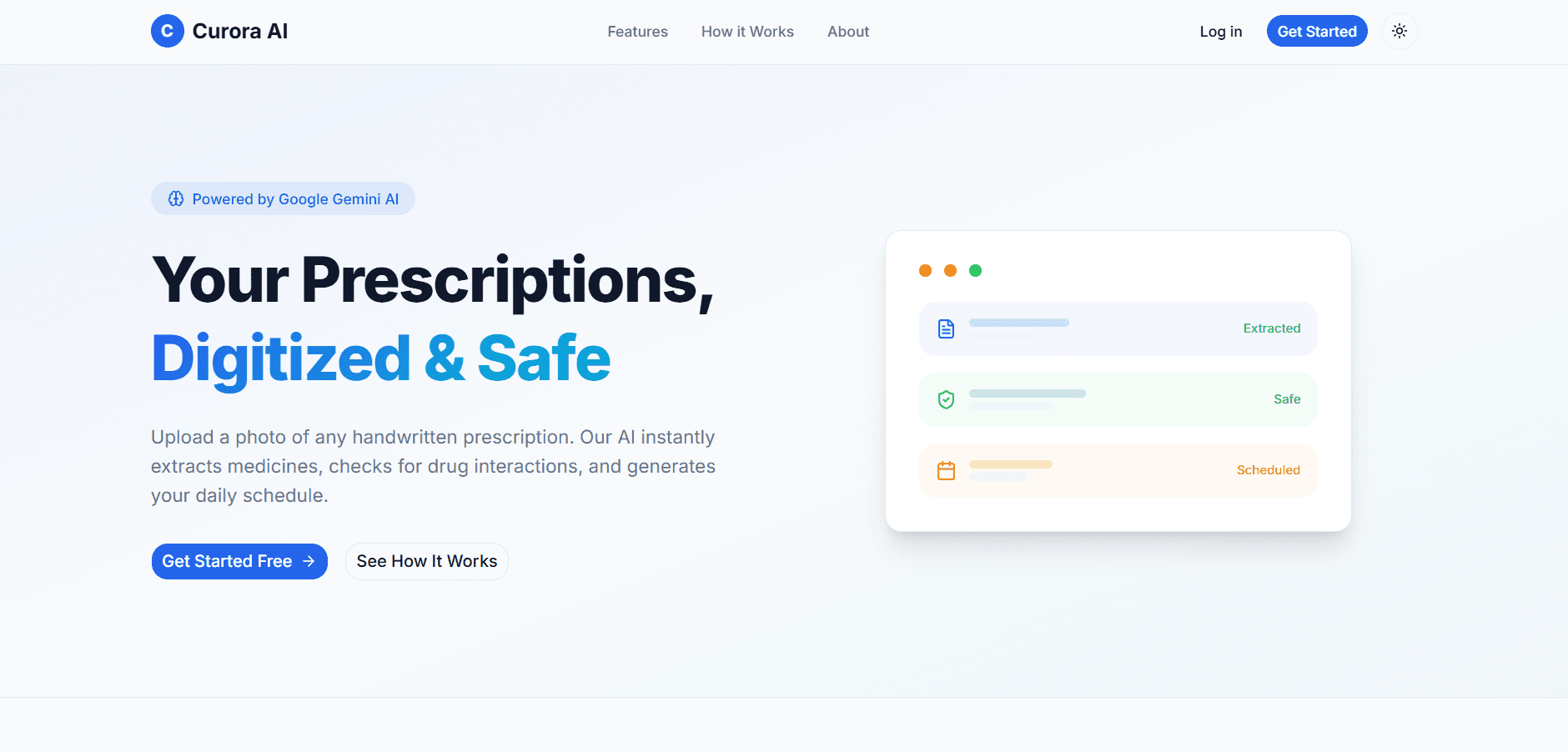 CURORA AI project preview